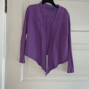 Children’s Place purple summer cardigan
